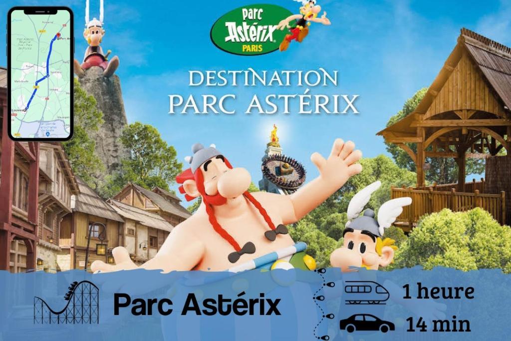 Smart House Airport Cdg, Asterix Apartment Louvres Luaran gambar