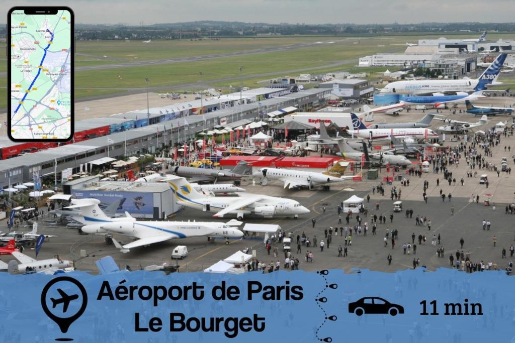 Smart House Airport Cdg, Asterix Apartment Louvres Luaran gambar